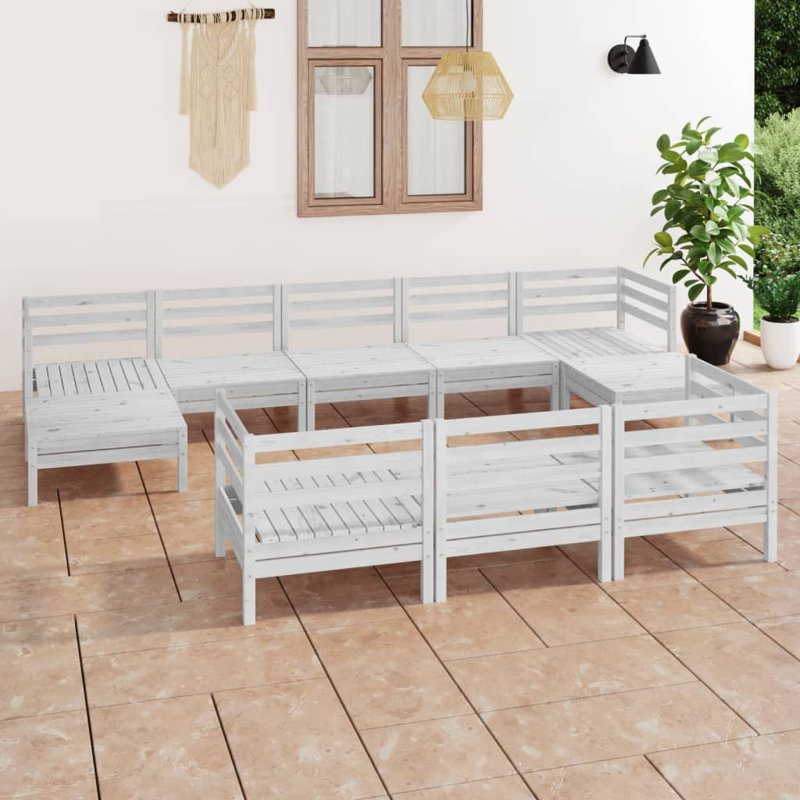 Ensemble de patio 10 pièces Latitude Run®, Blanc