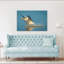 White Pelican Landing Splash Bird Pelican Nature Ocean Wall Art Print 1 Piece Wrapped Canvas Wall Art-569151285