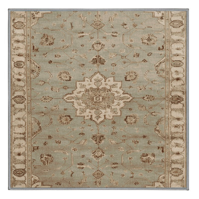 Machine Washable Afyon Brown Area Rug