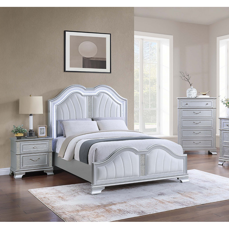 Ensemble de chambre à coucher 3 pièces, Très grand