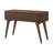Storage Sofa Table Walnut Finish