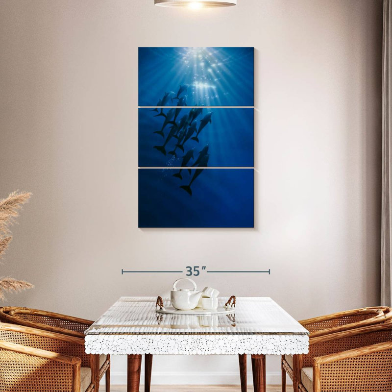 Brampt The Gathering Underwater, 45" H x 28" W