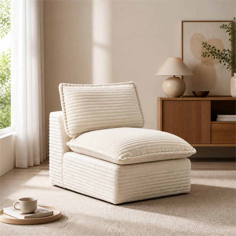 39.43'' Corduroy Sofa