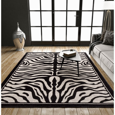 Ramey Wool Animal Print Indoor / Outdoor Rug