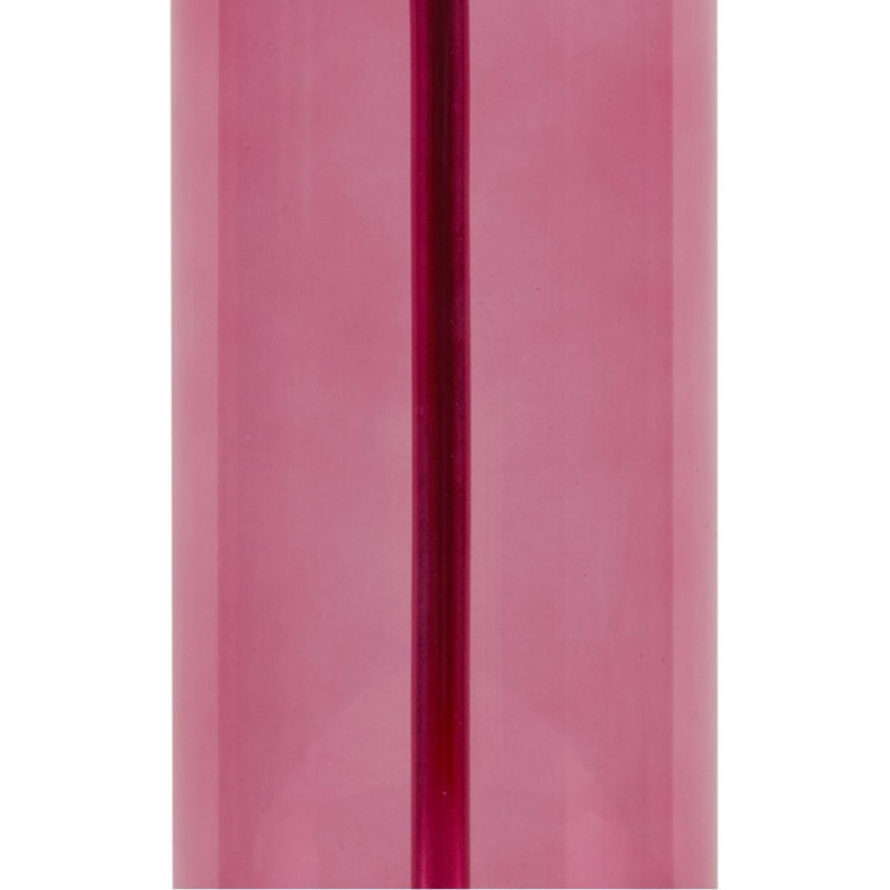 Lampe de table en verre rose Voir ci-dessous