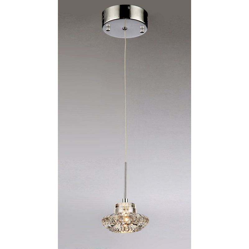 Luminaire suspendu en cristal 1 lumière Magnolia