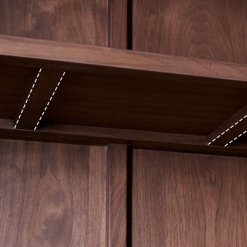 Classic large capacity storage bookcase
