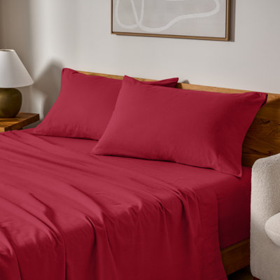Housse de coussin 100% flanelle de coton