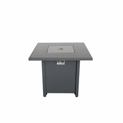 Durable Powdercoated Metal Fire Pit With Propane And Gas Compatibility For Cozy Outdoor Gatherings