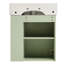 Meuble-lavabo flottant de style moderne avec lavabo en céramique pour petite salle de bain