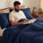 Best Seller Quilted Blanket - Textured Weave Pattern, Airy Lightweight Bed Covering,85gsm-101518321-118156019