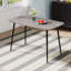 Metal Base Dining Table