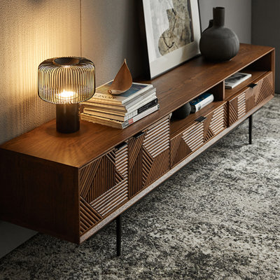 78.74" Vintage solid wood TV stand