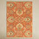 Aaron Oriental Hand-Tufted Wool Terracotta/Orange/Dusty Sage Area Rug