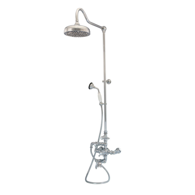 Système de douche thermostatique 48 po Exposed, Chrome chrome