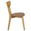 Chaise d'appoint en bois (ensemble de 2)