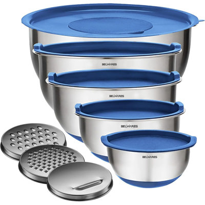 Ensemble de plats de cuisson en acier inoxydable 5 pièces Belwares
