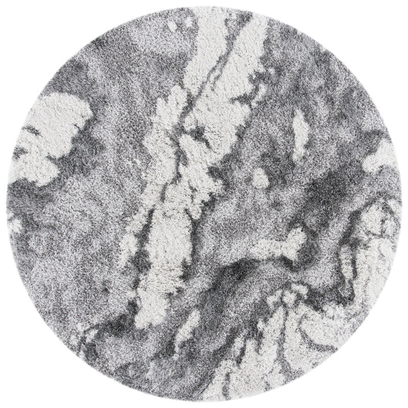 Anguiano 800 Performance Abstract Rug, Round 4'