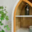Buffet en bois massif Burlywood