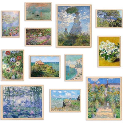 Art mural éclectique, art mural Monet
