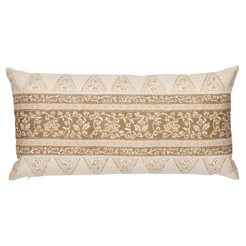 Schumacher x Mark D. Sikes Foxglove I/O Pillow, Neutral