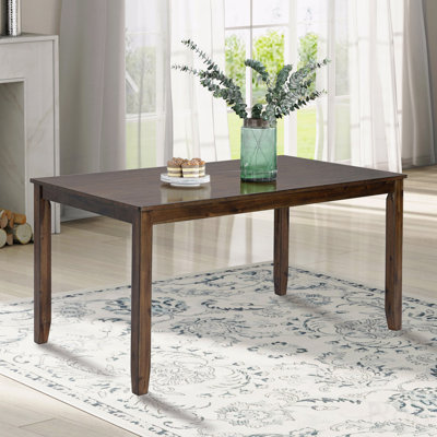 Wooden Dining Rectangular Dining Table Table, Kitchen Table For Small Space, 4 Person Dining Table