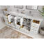 Alys l 84 po x P 22 po. Meuble-lavabo double Alys avec quartz 2 po (option poignées)-91757872