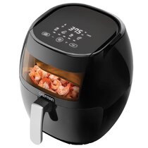 Chefman 8-Qt. TurboFry Stainless Steel Air Fryer with Basket Divider
