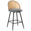 66 cm H Swivel Upholstered Bar Stool & Counter Stool with Metal Legs (set of 2 & set of 4)-2033917740-2033917736