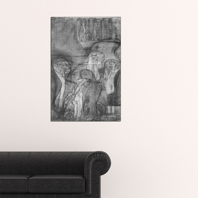Gustav Klimt - Wrapped Canvas Print, 90cm H x 60cm W x 1.8cm D