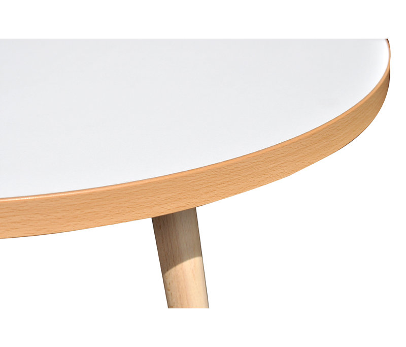 Cube Four Leg Coffee Table, White
