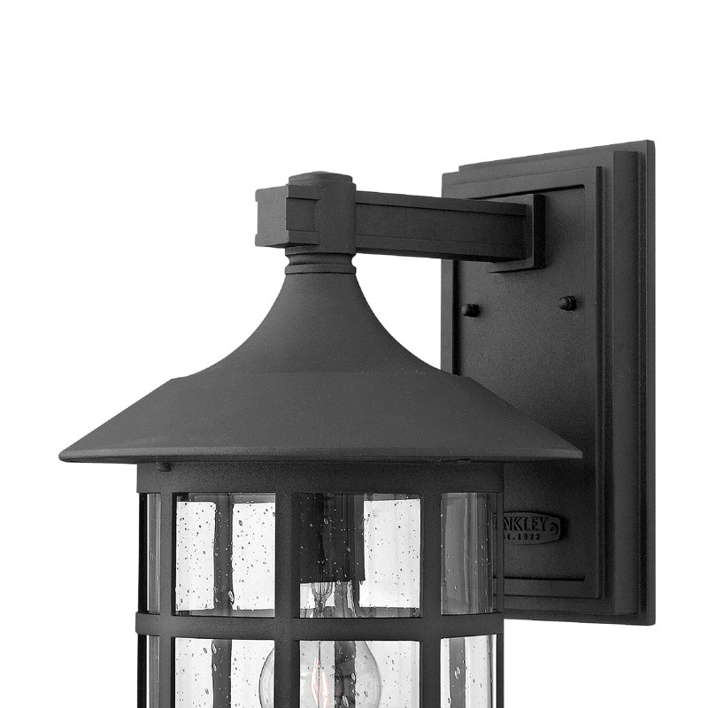 Elivia Aluminum Wall Light, 15.3" H x 10" W x 11.3" D, Black, MED