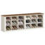 Banc de rangement de rangement pour chaussures Farmhouse