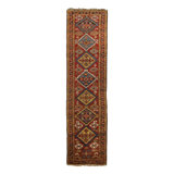 Antique One-of-a-Kind 3'5X14'2 Hand Knotted Area Rug