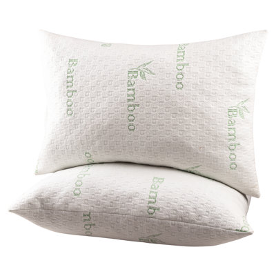 Bamboo 2 Pack Down Alternative Pillow Set