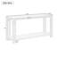 Caractéristiques distinctives d'une console minimaliste avec tablette inférieure et quatre pieds, convenant au vestibule, au couloir, au salon, au vestibule, au couloir