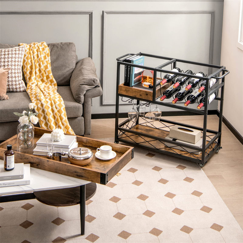 Metal Bar Cart