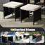 9 Pieces Rattan Garden Furniture Set Wicker Chairs Sofa Table For Outdoor Patio-1862027682