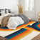 Moderen Machine Washable Rug with Rubber Backing for Living Room Abstract Non-Slip Area Rug Indoor Carpet Non-Shedding Rug for Bedroom Dining Room Hallway Kitchen Office Playroom Nursery