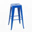 Tabouret de bar de 76 cm (30 pouces) de hauteur comptoir, ensemble de 4 tabourets de bar en métal sans dossier, non empilables-491385016-491385017