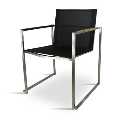 Kristie Patio Dining Armchair with Cushion