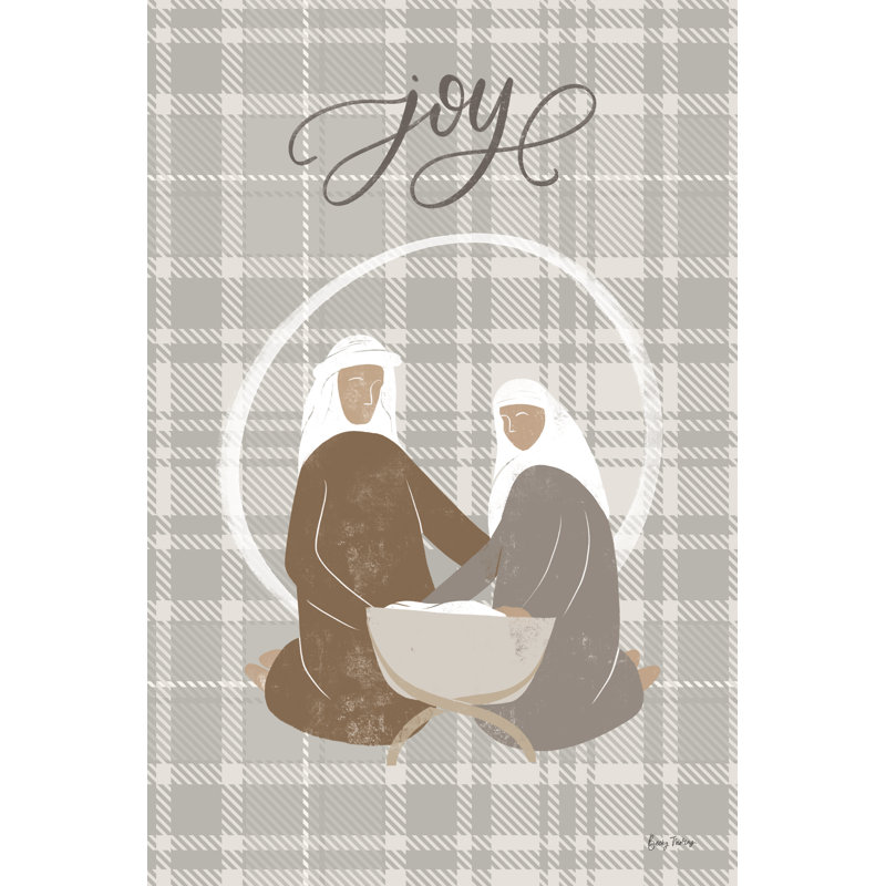 Nativity II Joy by Becky Thorns - Wrapped Canvas Print, 61cm H x 91cm W x 3.8cm D