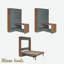Lit escamotable avec bureau pliable Murphy-499283060