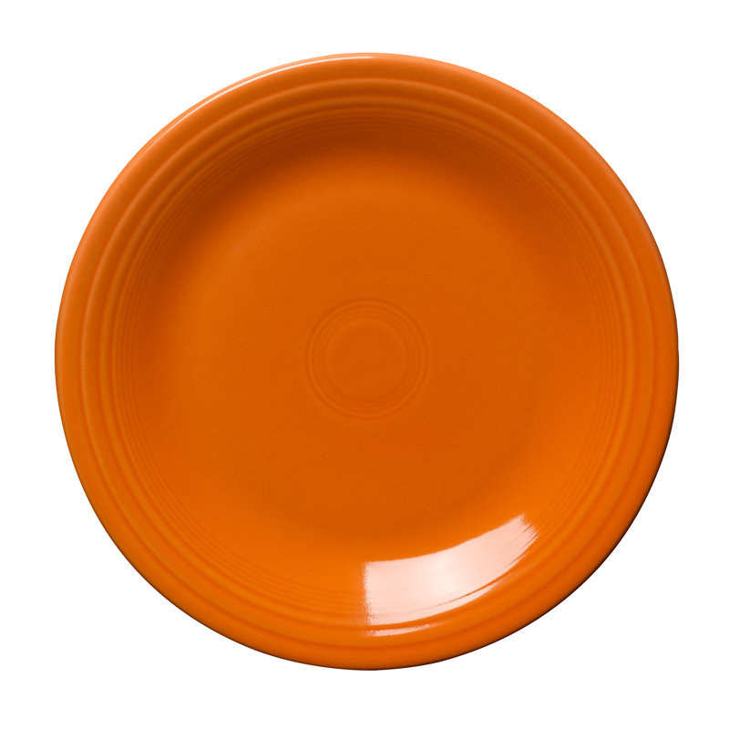 Assiette plate de 10 1/2 po avec rebord classique Fiesta Dinnerware, Mandarine