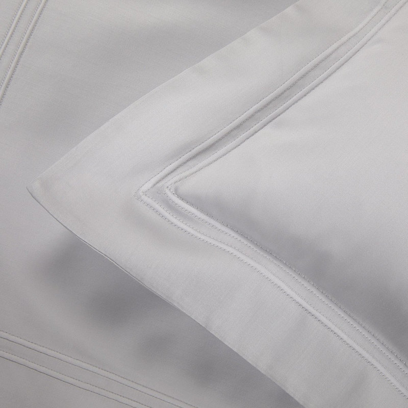 Triomphe Flat Sheet, Silver, Twin Flat Sheet