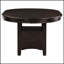 Table de salle à manger à rallonge ovale à rallonge espresso Illkirch, parfaite pour les expériences de repas polyvalentes et élégantes dans les maisons modernes et traditionnelles.-186587721-186587722-186587724