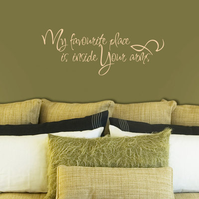 Text & Numbers Non-Wall Damaging Wall Decal
