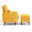 Upholstered Armchair with Footstool-709766312