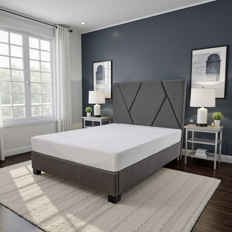 Matelas en mousse viscoélastique imprégnée de cuivre Regen, 8", Très grand lit