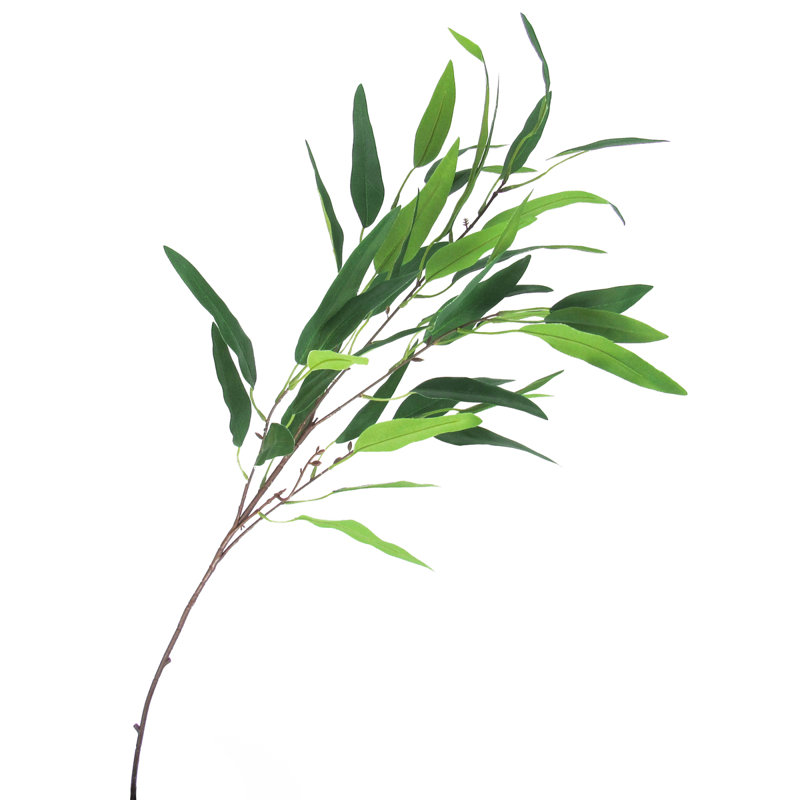 38 po feuilles de saule artificiel, Vert